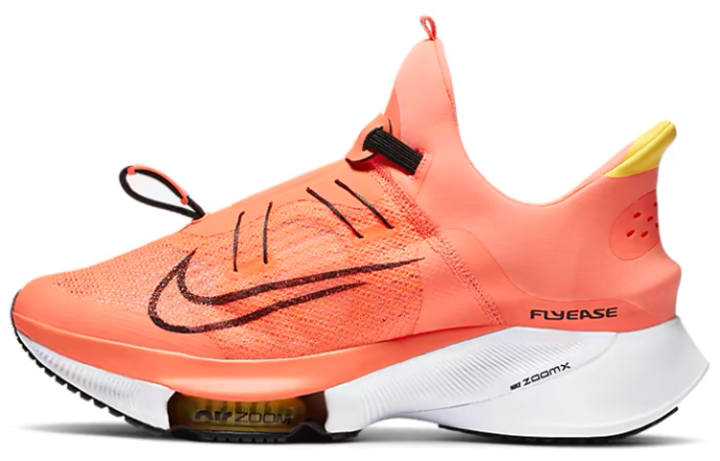 Nike Nike Air Zoom Tempo Next% FlyEase 'Brt Mango Black White'