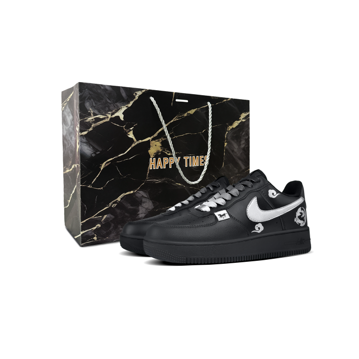 Nike Nike Air Force 1 Horse Steps On Auspicious Clouds Abrasion Resistant Abrasion Resistant Low top Skateboard Shoes Men's