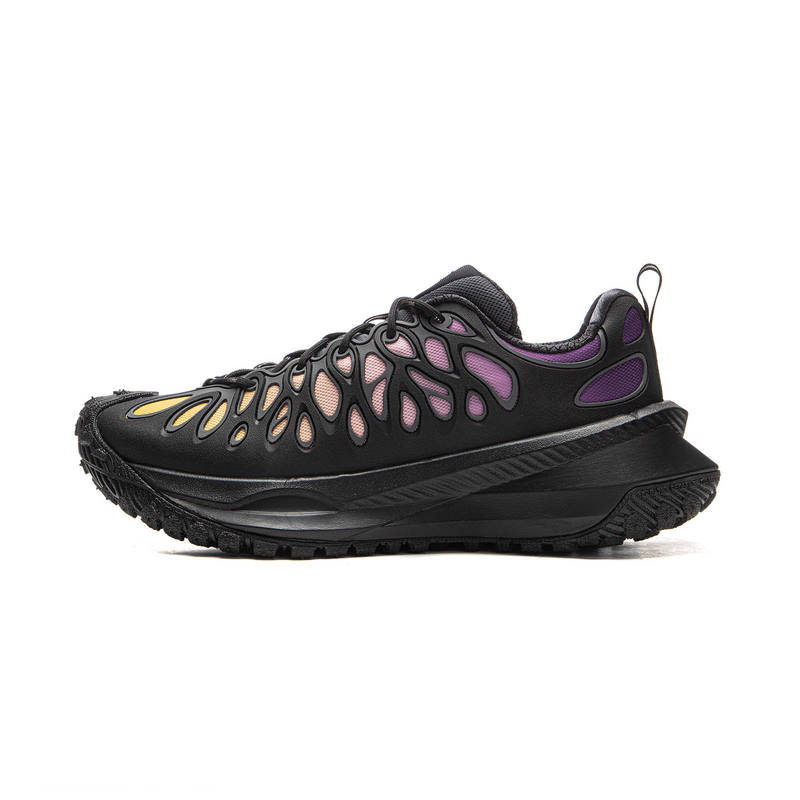 Li-Ning Li Ning Ranger CRC Cushioning Abrasion Resistant Coverage Low top Casual Running Shoes Unisex Black