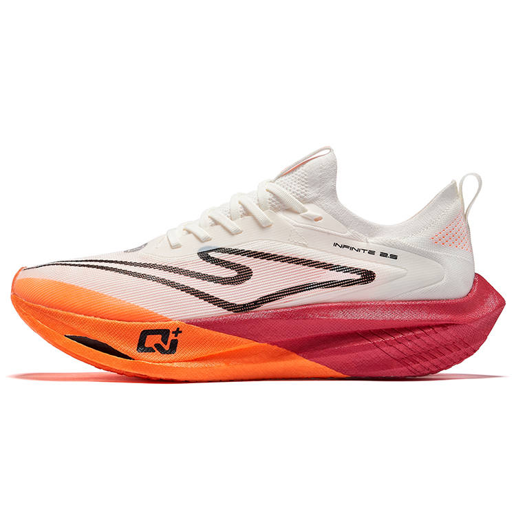 Erke Blue Environment 2.5 Racing Cushioning Breathable Rebound Low top Marathon Running Shoes Men's Sunset Colorway