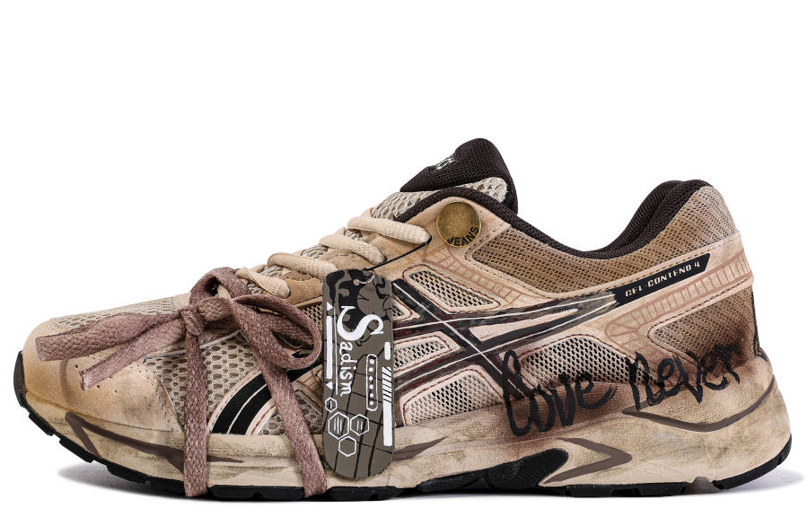 Asics Gel Contend 4 Low top Running Shoes Women's Wasteland Brown