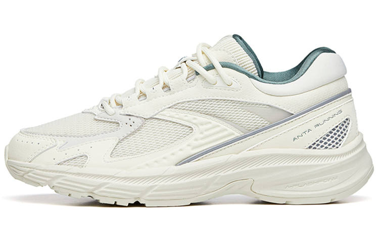 Anta AT951 Vintage Low top Sports Casual Shoes Women's Beige White Green