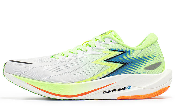 361° 2.5 Speed Pro Low top Long Distance Running Shoes Unisex White Green