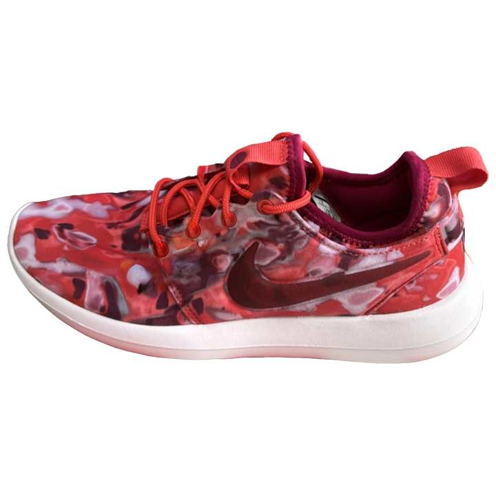 Nike Nike Roshe Two Abrasion Resistant Low top Running Shoes Women's Red White