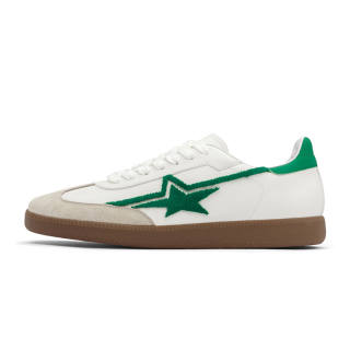 PENTAGONAL HEART Smart Tail Star Collection German Army Trainers Unisex Low Top Green