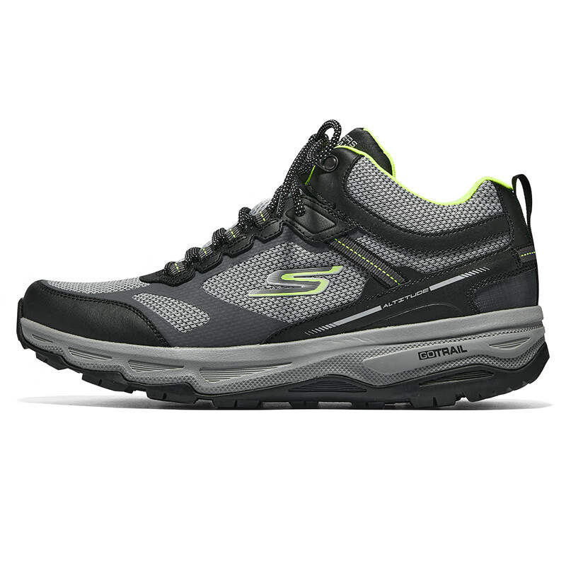 Skechers Cushioning Rebound Low top Running Shoes Men's Gray Black