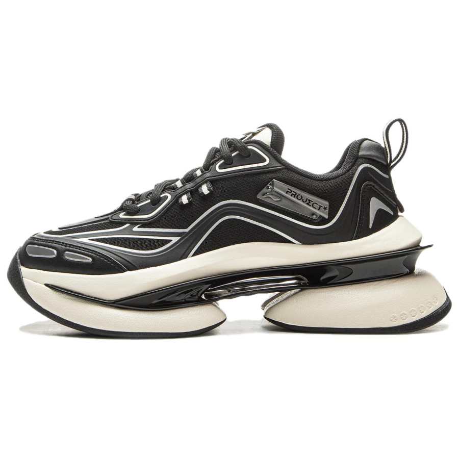 Li-Ning Li Ning Cushioning, Wear Resistant Low top Casual Shoes Women's Black