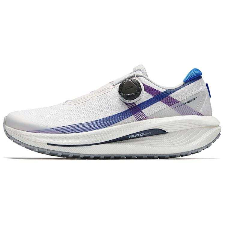 Anta Champion All Weather Collection Cushioning, Wear Resistant Low top Running Shoes Men's White Blue