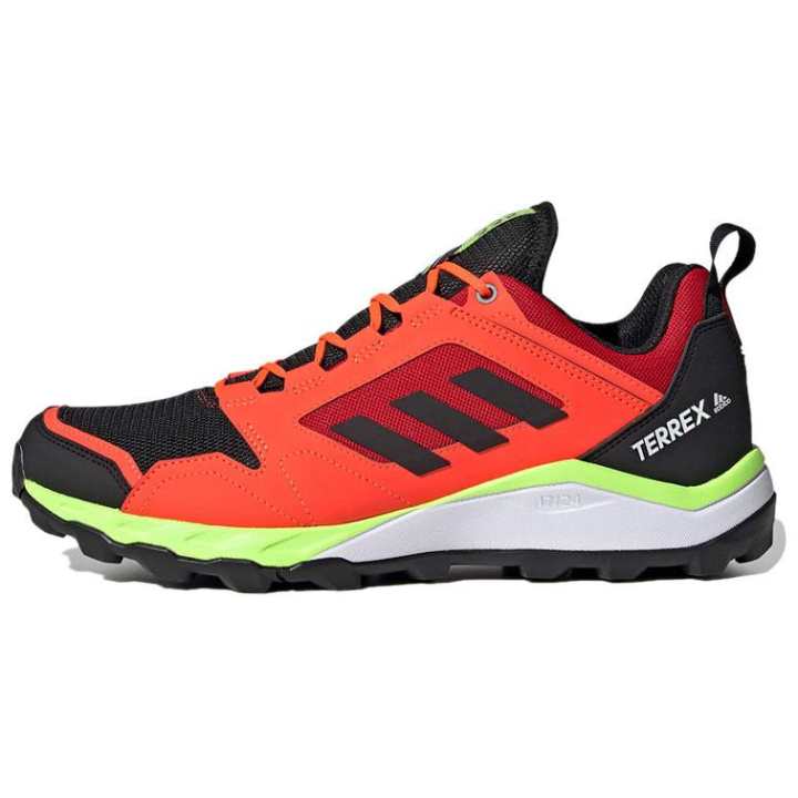 Adidas Adidas Terrex Agravic Running Shoes Men's Low Top Black/Orange/Green/White