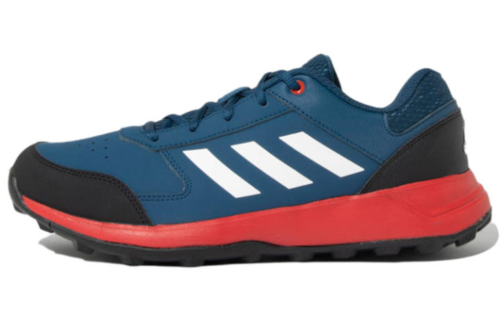Adidas Adidas Wind Chaser Slip Resistant Abrasion Resistant Low top Running Shoes Men's Blue Red