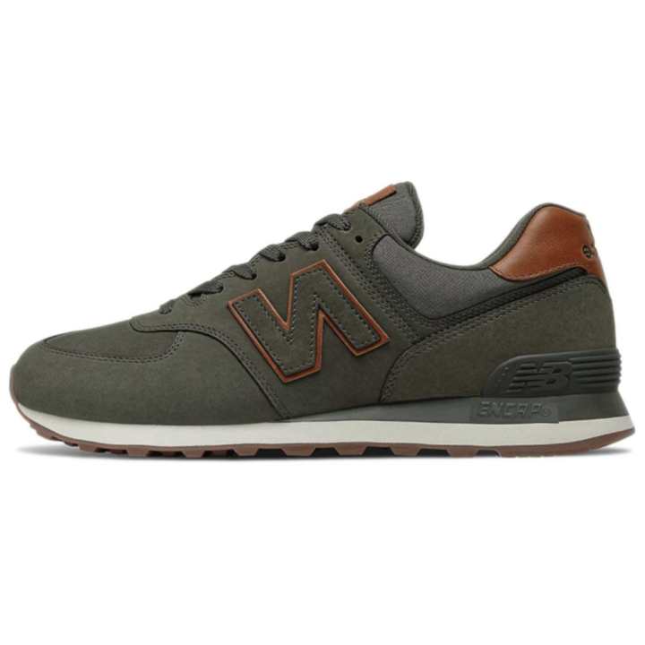 New Balance New Balance 574 Series Wear resistant Non Slip Retro Green