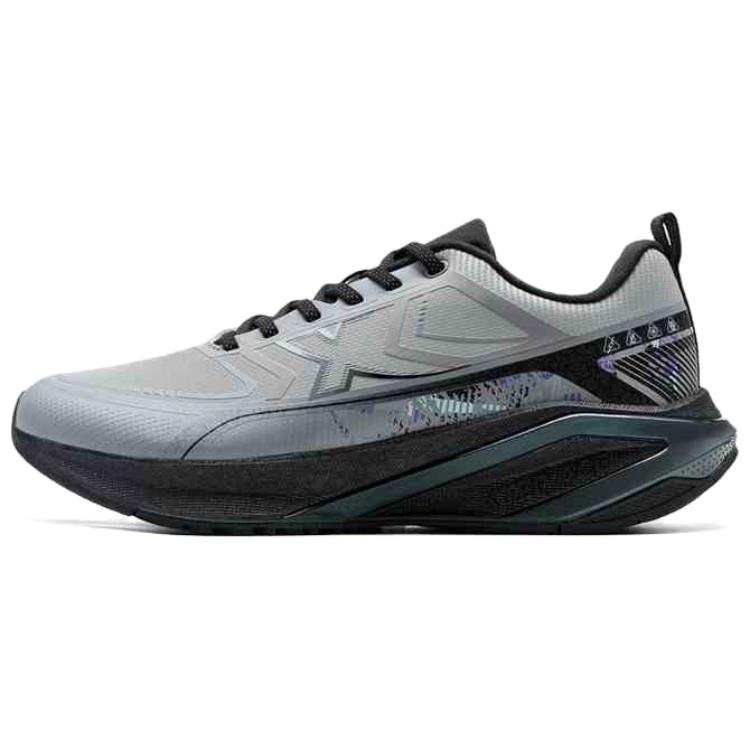 XTEP Starburst 2 Synthetic Leather Slip Resistant Abrasion Resistant Low top Running Shoes Men's Gray Black