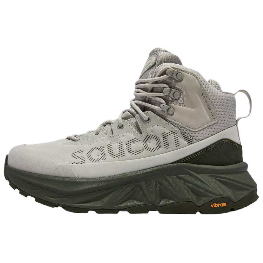 Saucony TRIGON ULTRA Speed Waterproof Rebound Waterproof Rebound Mid top Running Shoes Unisex Gray