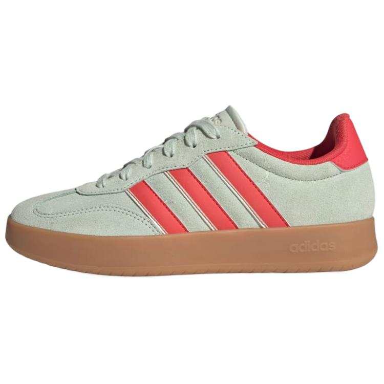 Adidas Adidas BARREDA Wear resistant And Lightweight Low top Skateboard Shoes Unisex Linen Green
