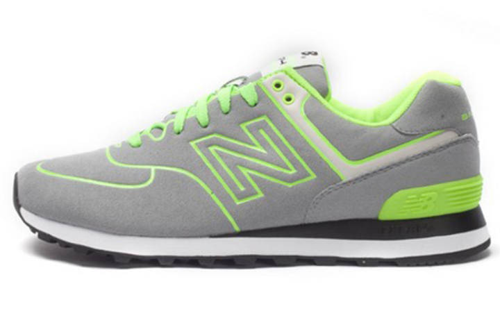 New Balance New Balance 574 Neon Lights Sneakers Grey/Green