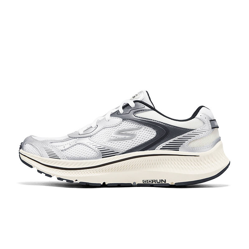 Skechers Go Run Consistent 2.0 Textile, Synthetic Leather Abrasion Resistant Breathable Rebound Low top Casual