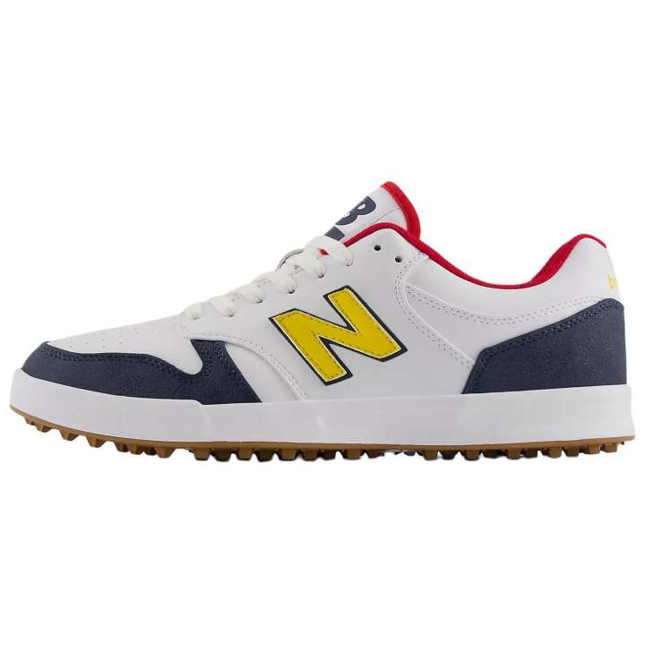 New Balance 480 New Balance Spikeless Golf 'White Yellow Navy'