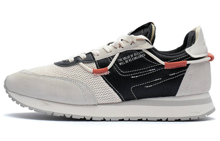 Li-Ning Li Ning Shattered Stars Comfortable Lightweight Rebound Low top Running Shoes Men's Black