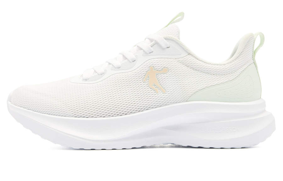 QIAODAN Fabric Low top Q LITESPEED Technology Running Shoes Women's White