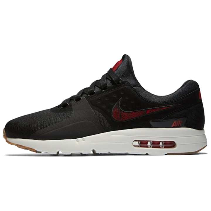 Nike Nike Air Max Zero Abrasion Resistant Low top Casual Running Shoes Unisex Black