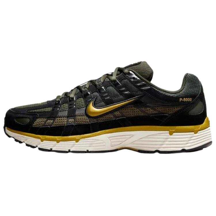 Nike Nike P 6000 Breathable Casual Running Shoes Men's Black Gold