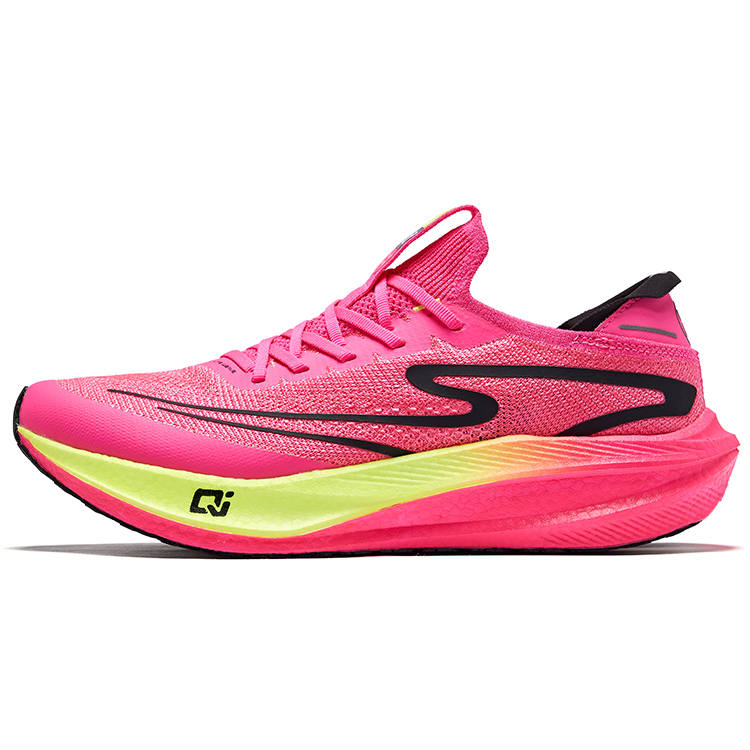 Erke Dust 3.0 Cushioning Rebound Low top Training Running Shoes Men's Fluorescent Fuchsia Jet Black