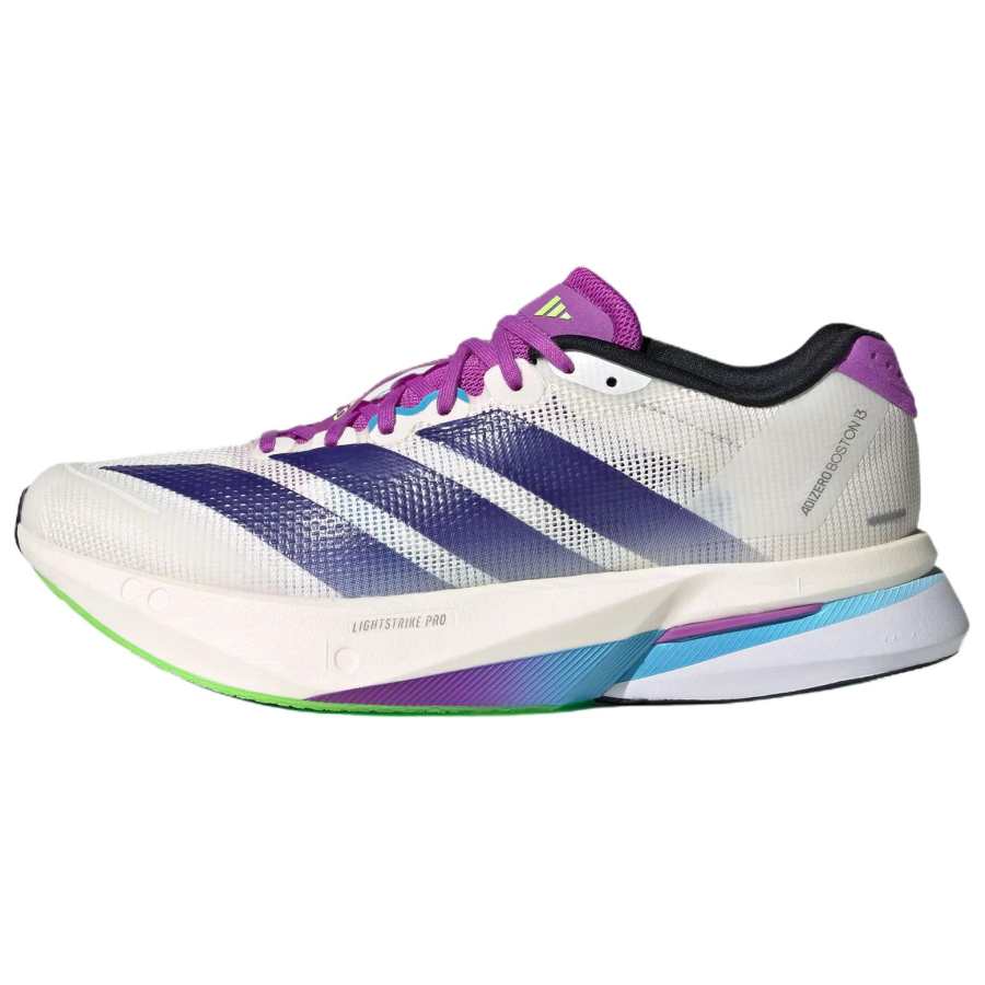 Adidas Adidas Adizero Boston 13 Lightstrike Pro,Lighttraxion Marathon Racing Running Shoes Women's White Purple