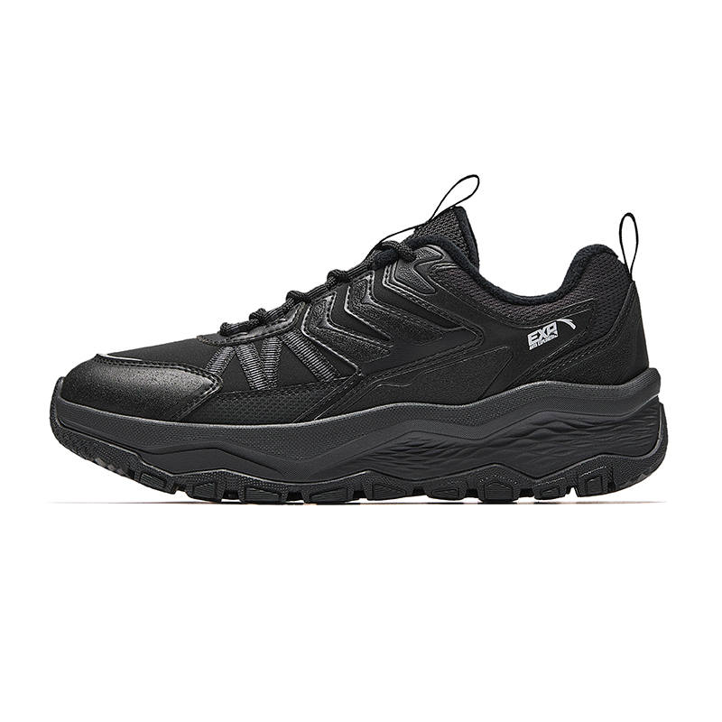 Anta Mountain Exploration Low top Trail Running Shoes, Fleece Lined Women's Basic Black