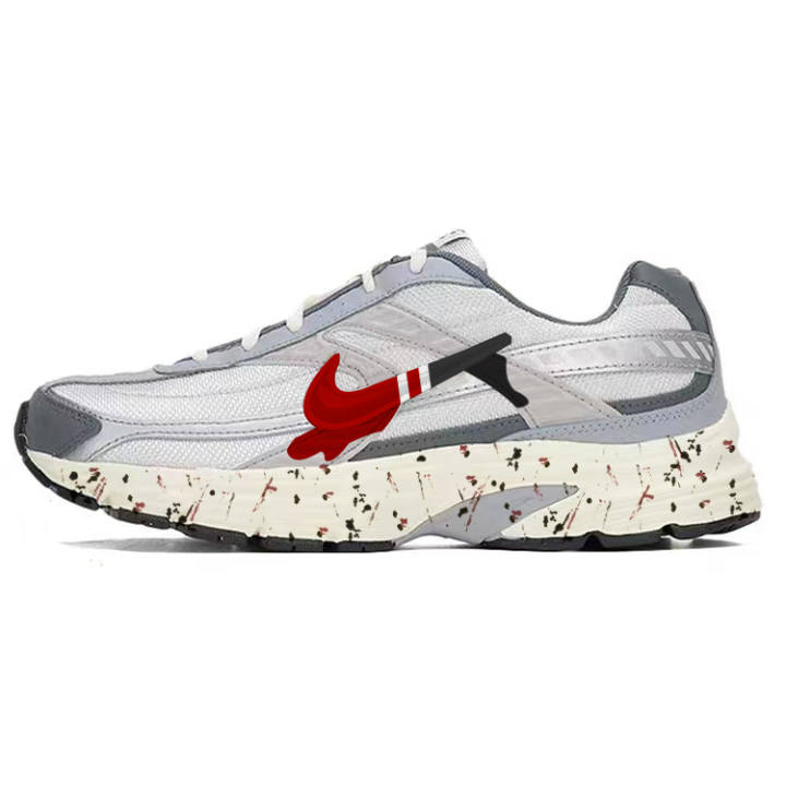 Nike Nike Initiator Cushioning Slip Resistant Abrasion Resistant Lightweight Low top Running Shoes Men's White