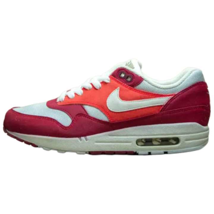 Nike Nike Air Max 1 Low top Casual Running Shoes Unisex Red White