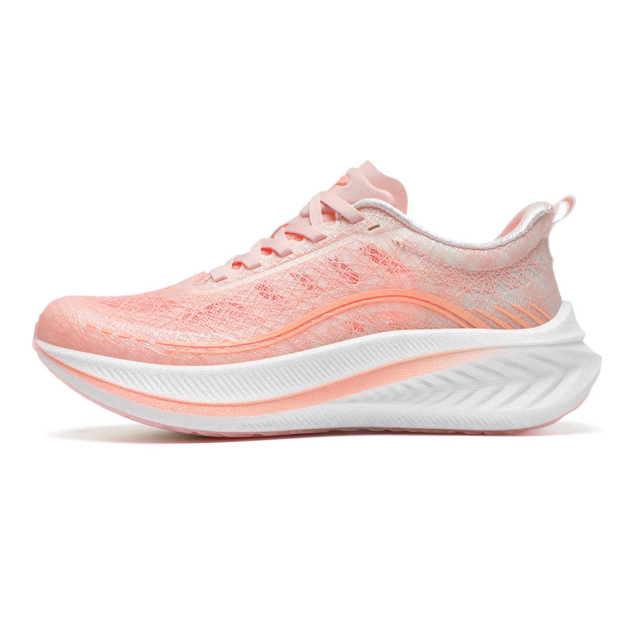 TREEPERI Cushioning Anti-Slip And Wear-Resistant Low-Top Marathon Running Shoes Women's Elegant Pink