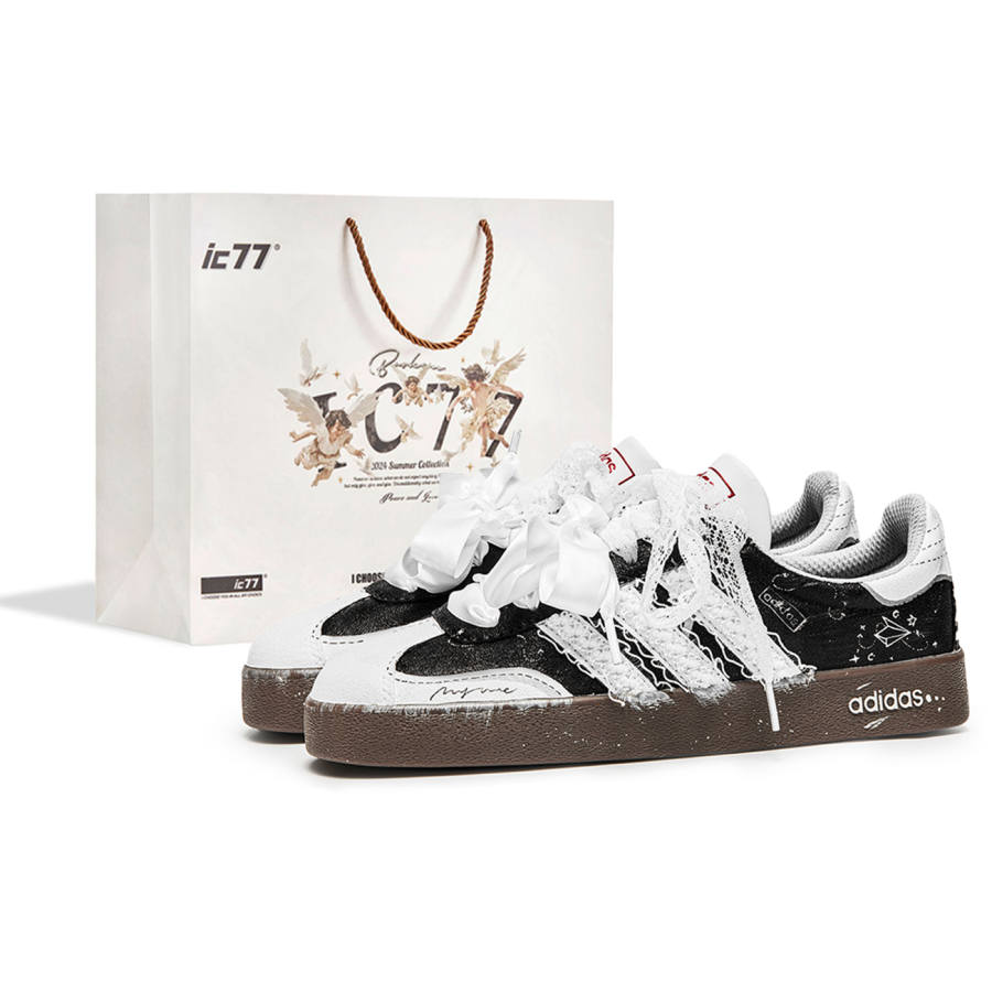 Adidas Adidas VL COURT 2.0 IC77 Shopping Bag, Dashed Heartbeat Abrasion Resistant Abrasion Resistant Low top Skateboard Shoes