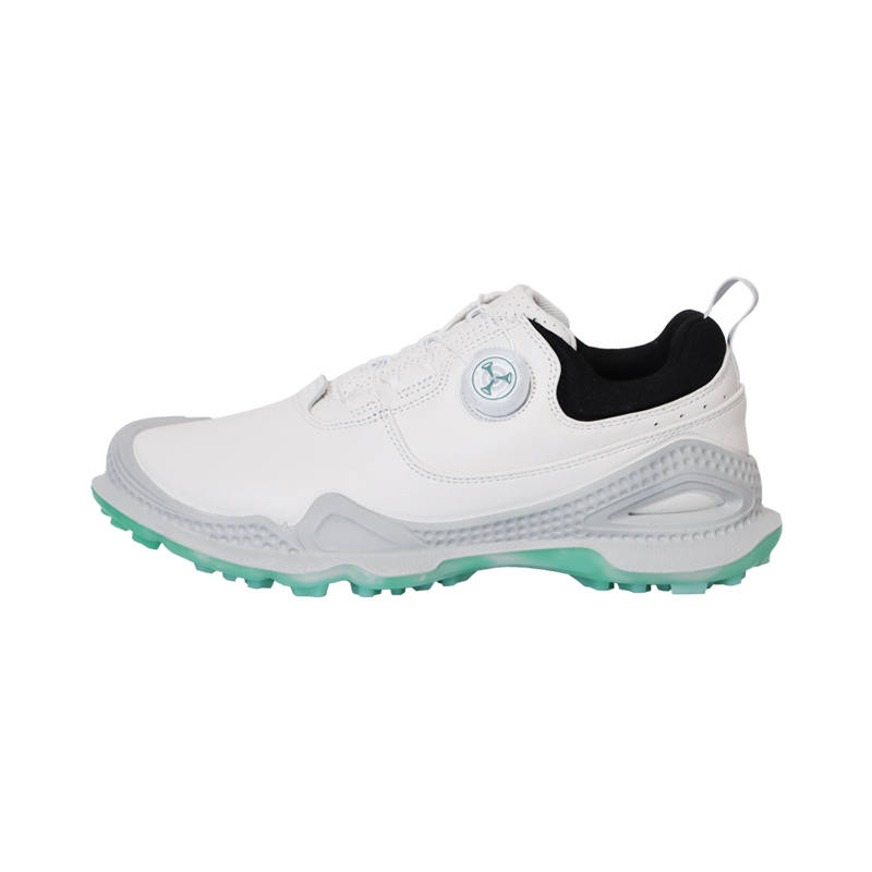Xceo1996 Cushioning, Non Slip, And Waterproof Low top Golf Shoes Unisex White Green