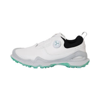 Xceo1996 Cushioning, Non Slip, And Waterproof Low top Golf Shoes Unisex White Green