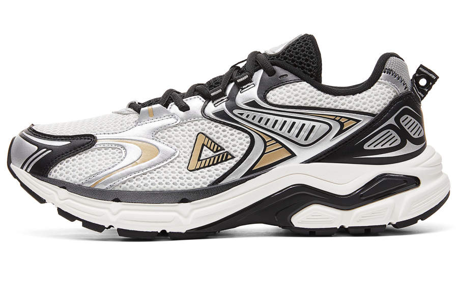 PEAK PEAK Low top Running Shoes Men's Super Light White Black