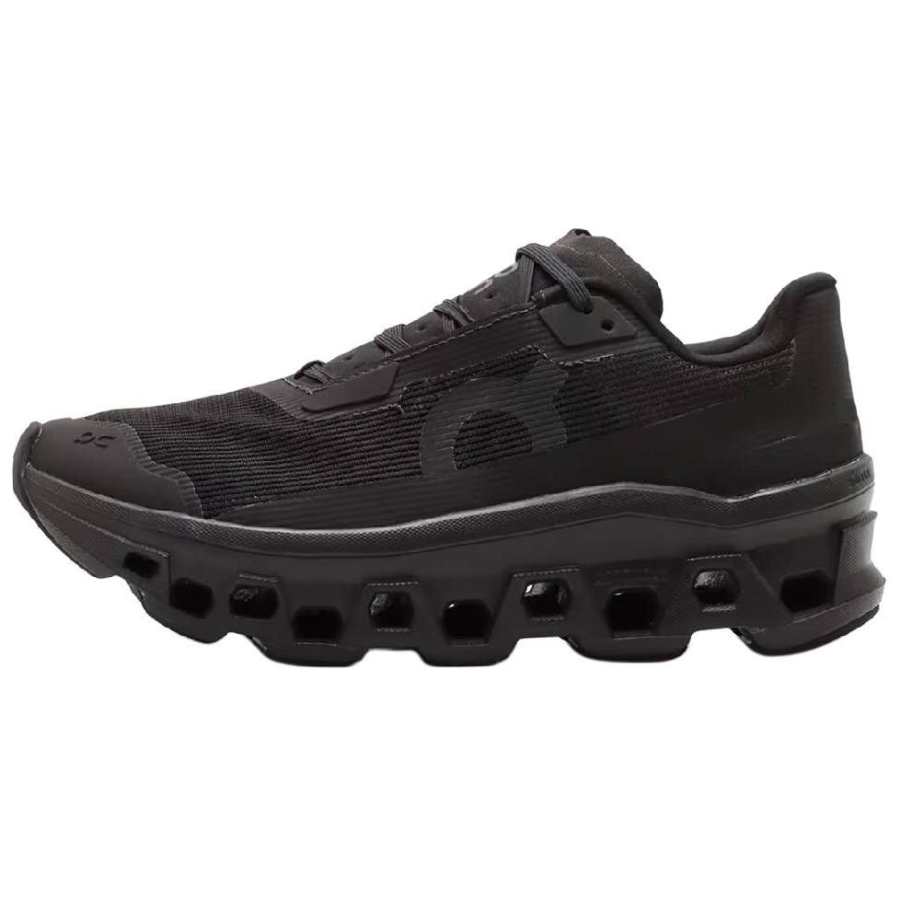 On Cloudmonster Void Soft And Comfortable Low top Casual Running Shoes Men's Black