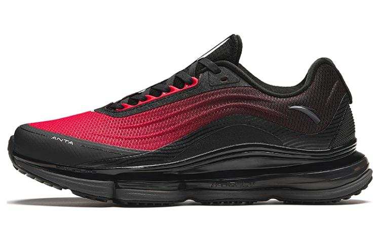 Anta Slip Resistant Abrasion Resistant Low top Running Shoes Men's Red