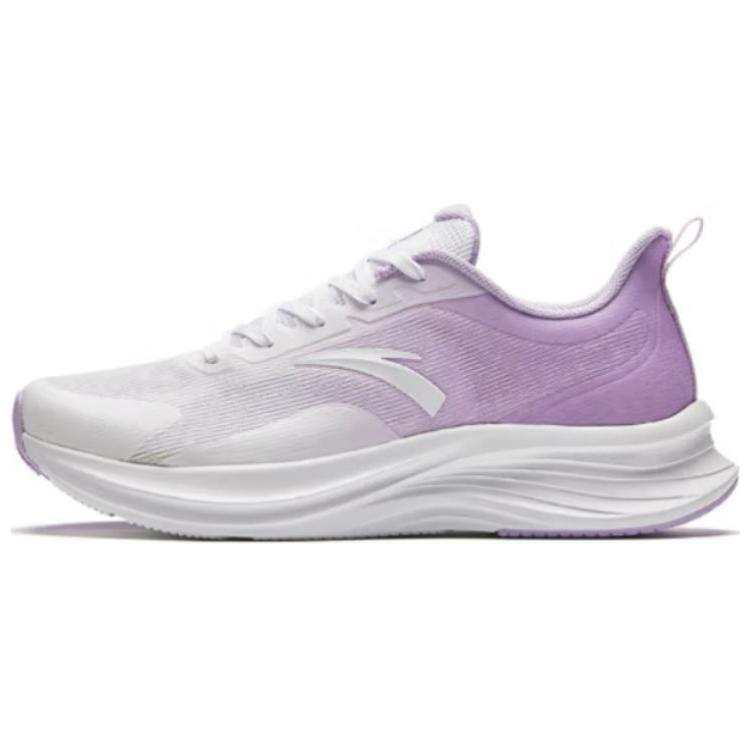 Anta Comfortable Low top Running Shoes Women's White Purple