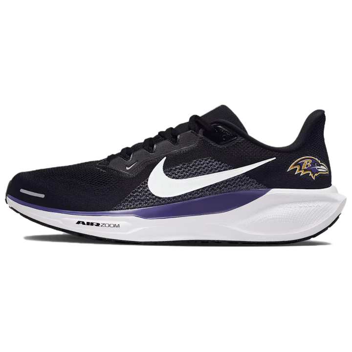 Nike NFL x Nike Pegasus 41 Abrasion Resistant Abrasion Resistant Low top Running Shoes Men's Black White