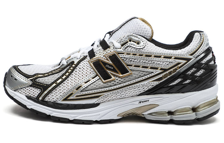 New Balance New Balance NB 1906R Trendy Retro Versatile Mesh Textile Synthetic Leather Low-Top Running Shoes Unisex White Silver