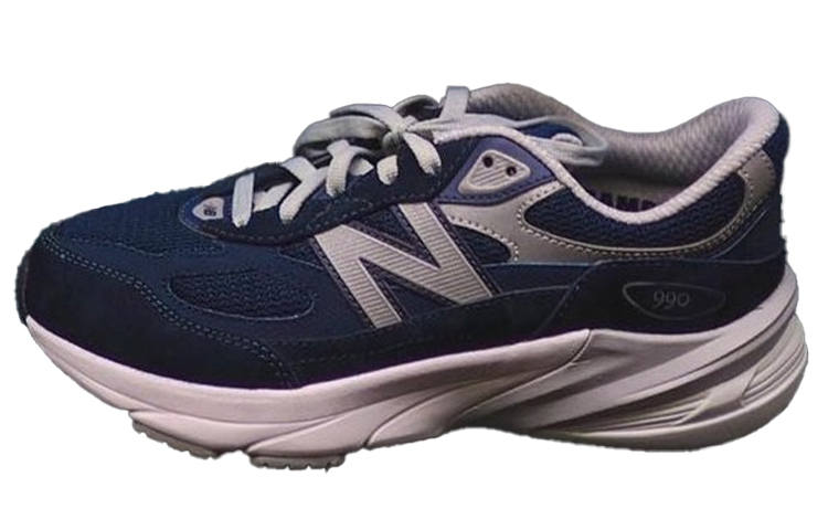 New Balance New Balance NB 990 V6 Low Top Running Shoes Men's Marine Blue Gray