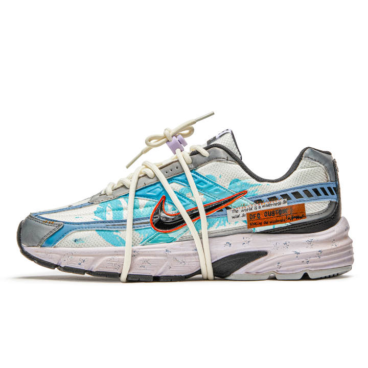 Nike Nike Initiator Slip Resistant Abrasion Resistant Low top Running Shoes Men's Gray Blue