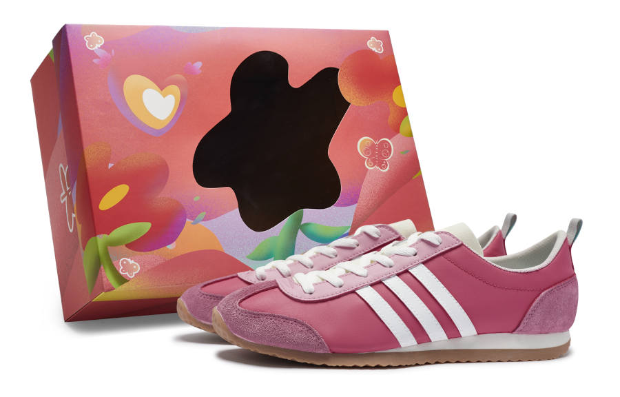 Adidas Adidas VS JOG 2.0 811 Manufacturing, Lotso Low top Casual Shoes Unisex Pink White