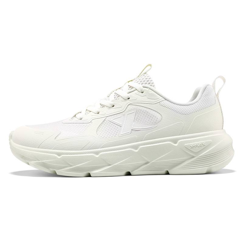 XTEP Cushioning Breathable Rebound Low top Casual Running Shoes Women's Beige