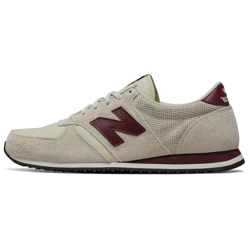 New Balance New Balance NB 420 Comfortable And Trendy Fabric Low top Running Shoes Men's Beige Red