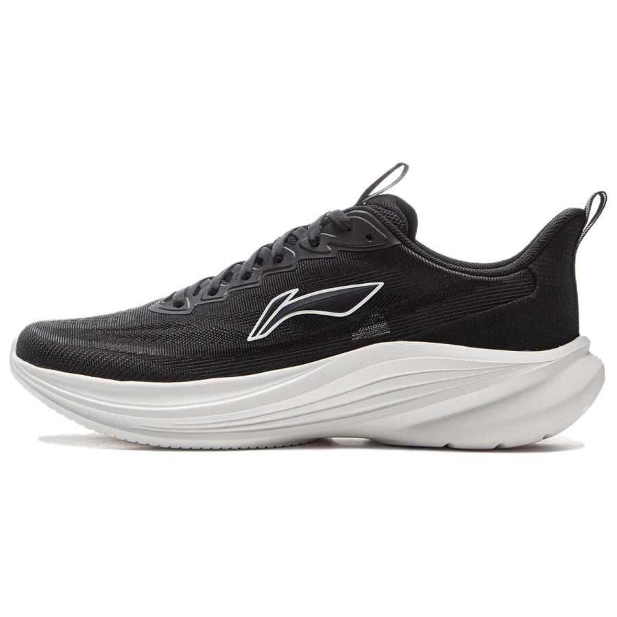 Li-Ning Li Ning Light Breeze Low top LI NING CLOUD Casual Long Distance Running Sprint Running Shoes Men's Black