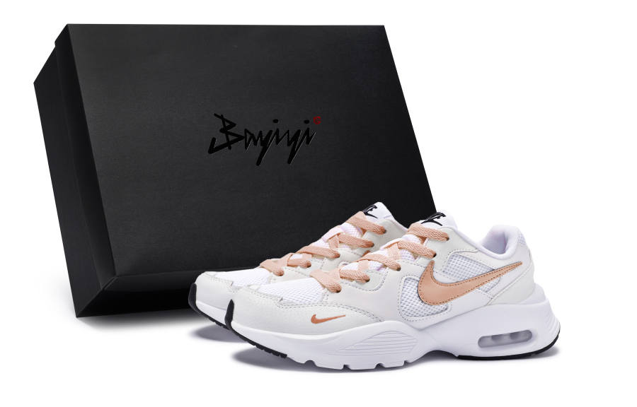 Nike Nike Air Max Fusion Waterproof Low top Running Shoes Men's White Flesh Pink