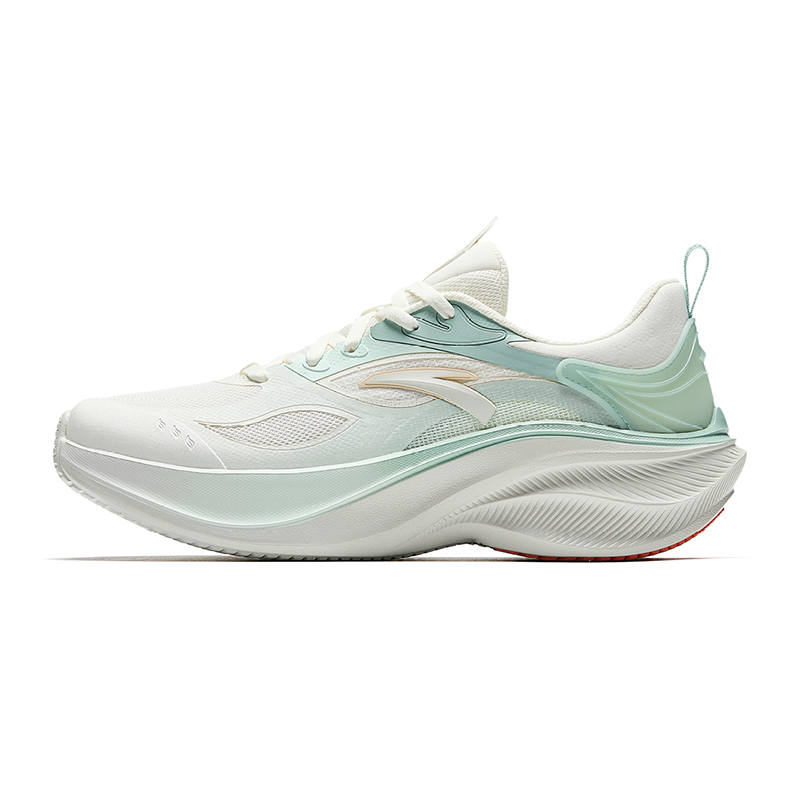 Anta Leaf 5.0 Lightweight Rebound Low top Casual Running Shoes Women's White Green