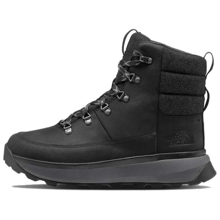 THE NORTH FACE Men's Bergen Waterproof And Wear resistant Short Outdoor Boots Men's Black