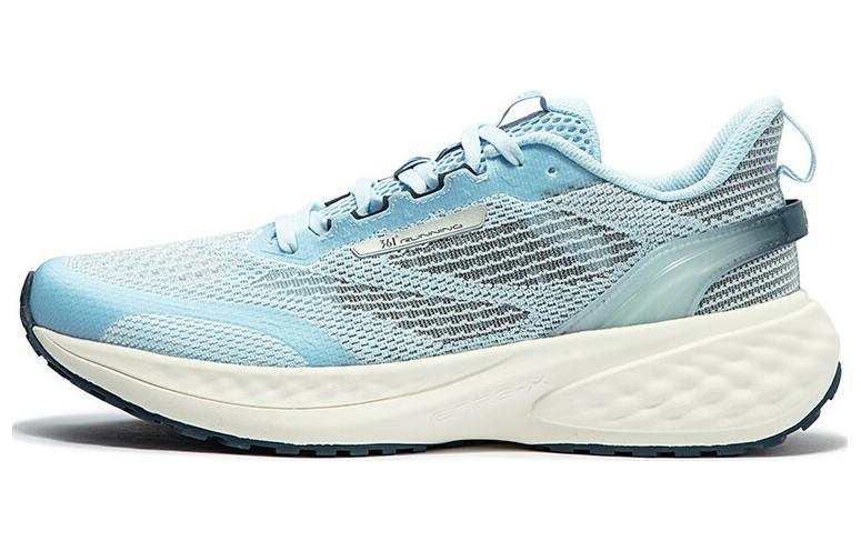 361° Cushioning Breathable Low top Running Shoes Men's Blue Gray White